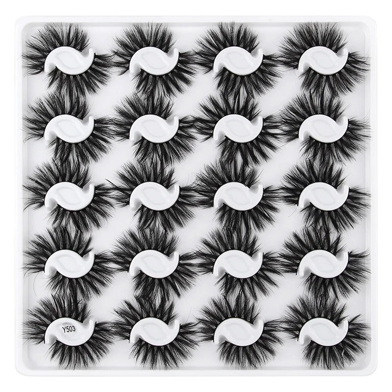 3D Mink Natural False Lashes - 20 pairs for Beauty