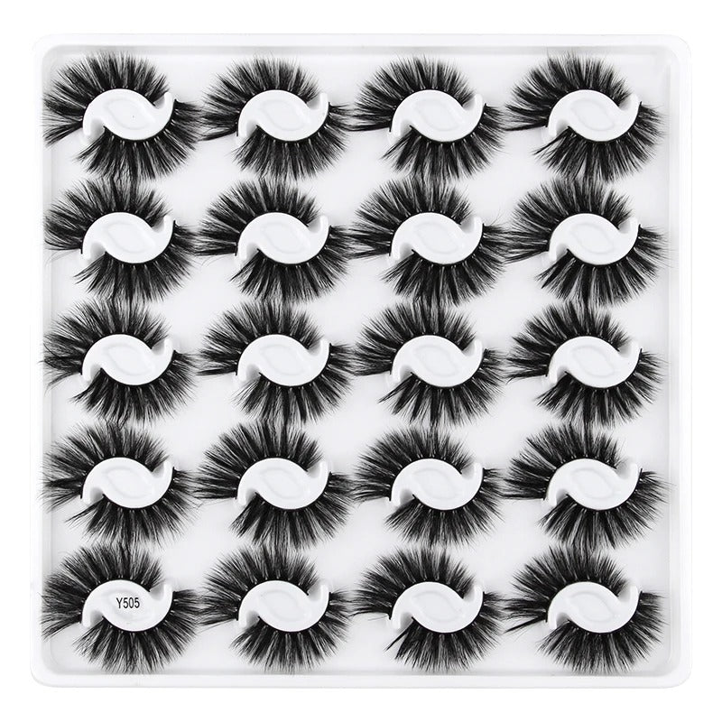 3D Mink Natural False Lashes - 20 pairs for Beauty