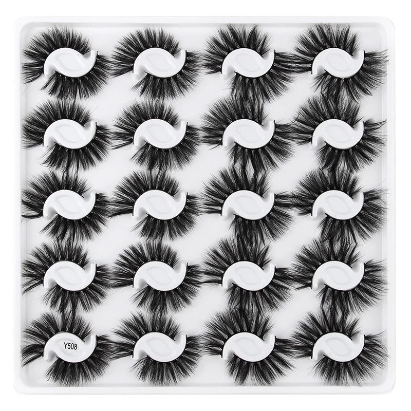 3D Mink Natural False Lashes - 20 pairs for Beauty