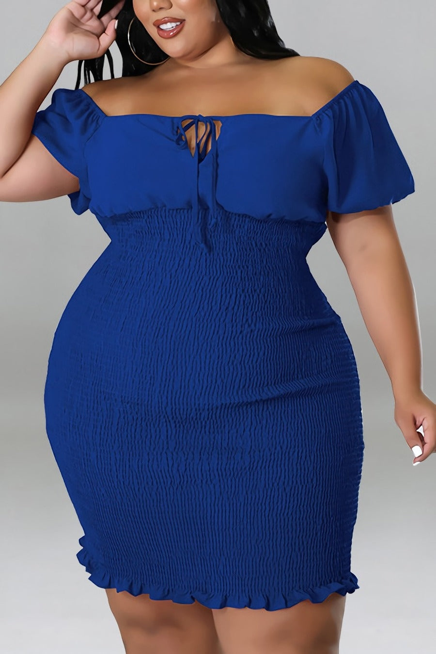 Plus Size Bodycon Sexy Mini Dress for Women