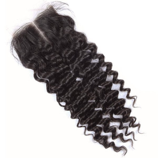 4X4 Lace Closure Free Part – Curly Human Hair