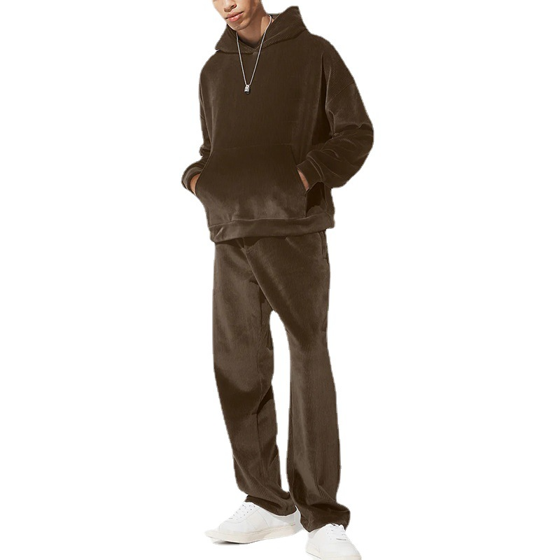 Two Piece Tracksuit Hoodie Set for Men