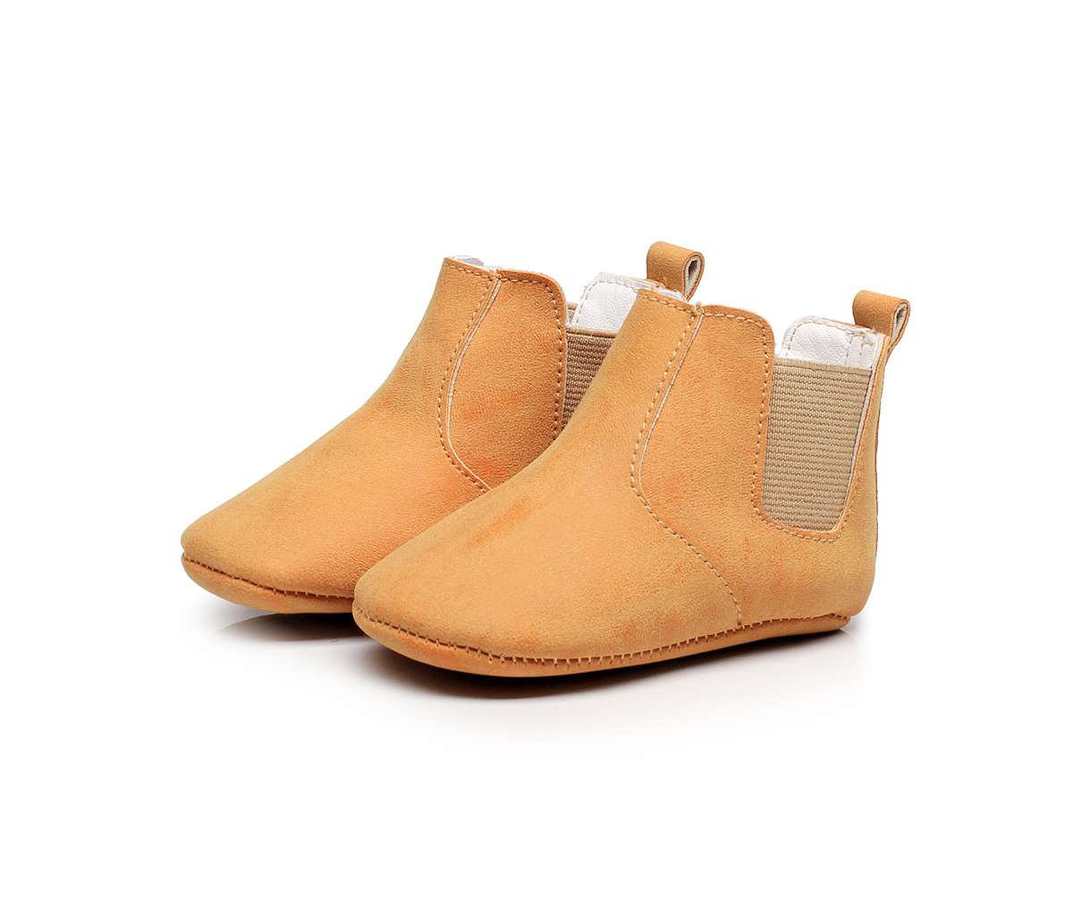 Baby Elastic PU Leather Baby Boots Shoes