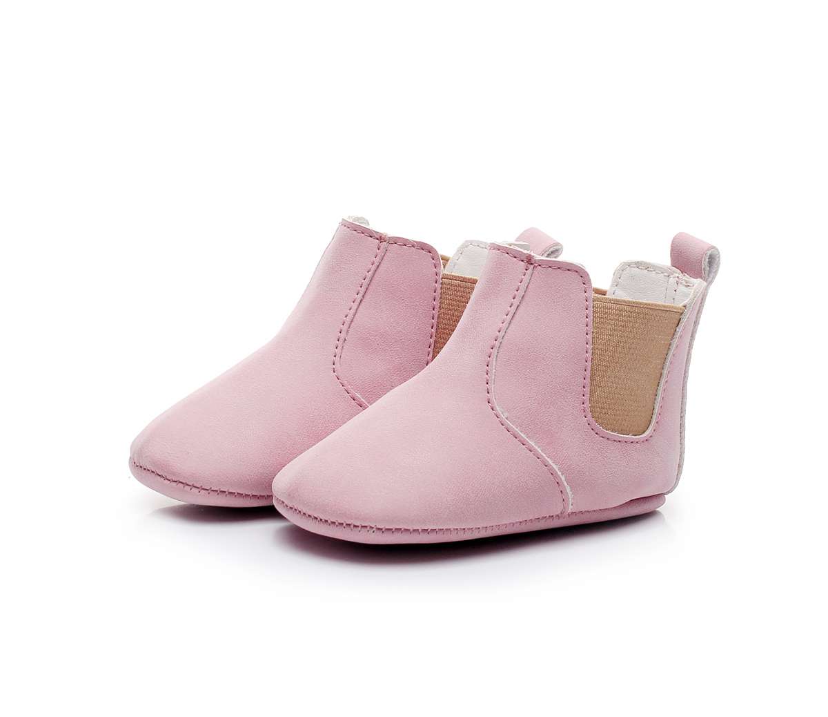 Baby Elastic PU Leather Baby Boots Shoes