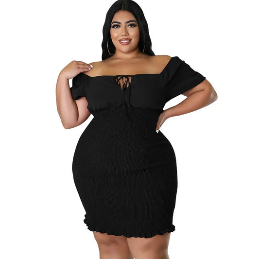 Plus Size Bodycon Sexy Mini Dress for Women