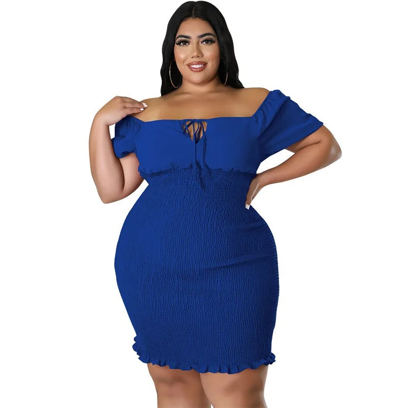 Plus Size Bodycon Sexy Mini Dress for Women