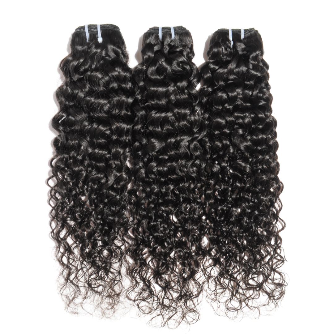 Deep Wave Human Hair Bundles – 3 Mixed Lengths