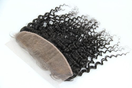 13x4 Lace Frontal - Curly Human Hair Pre Plucked