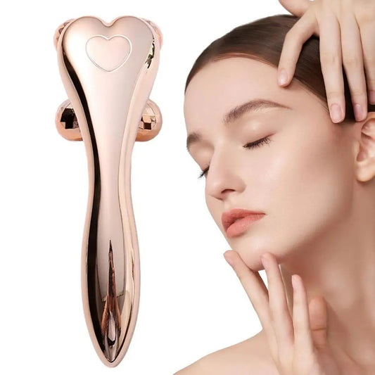 Face Massage 3D Roller Ball Metal Sculptor Beauty Tool for Face