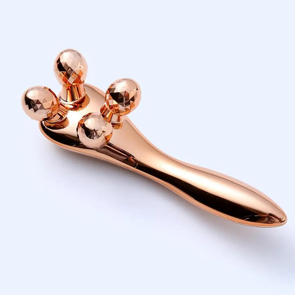 Face Massage 3D Roller Ball Metal Sculptor Beauty Tool for Face