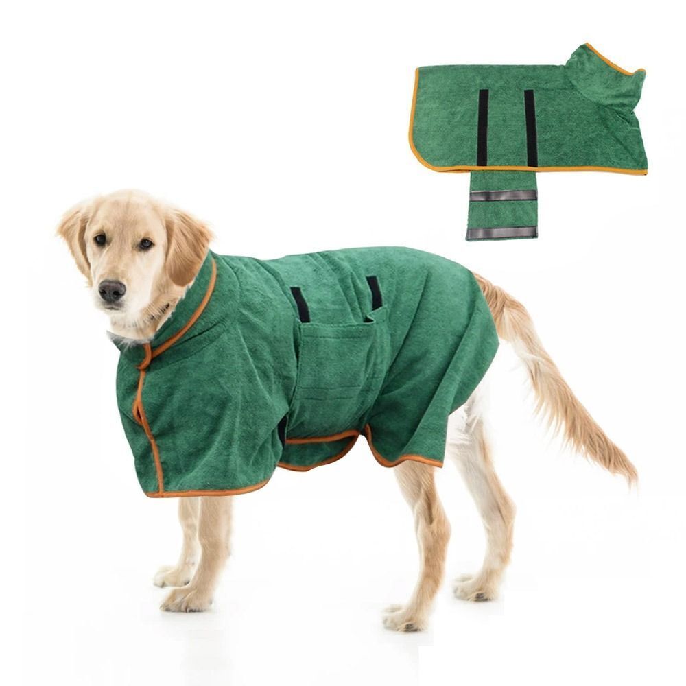 Luxe Dog Bathrobe Drying Towel Pets Clothing