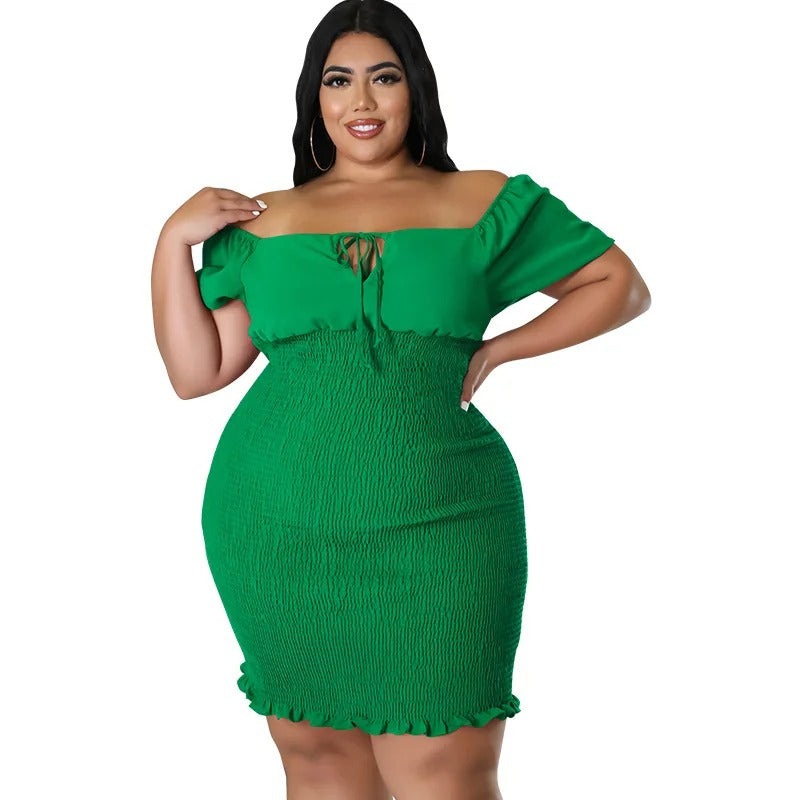 Plus Size Bodycon Sexy Mini Dress for Women