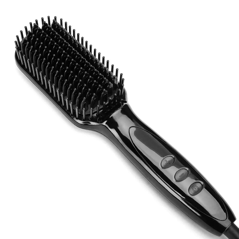 Hair Straightening Brush for Thin Fine Thick Frizz Curly Hair