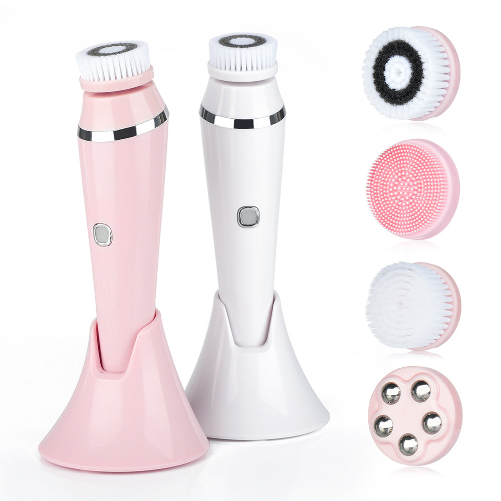 Electric Silicone Facial Cleaning Brush Acne Removal Beauty