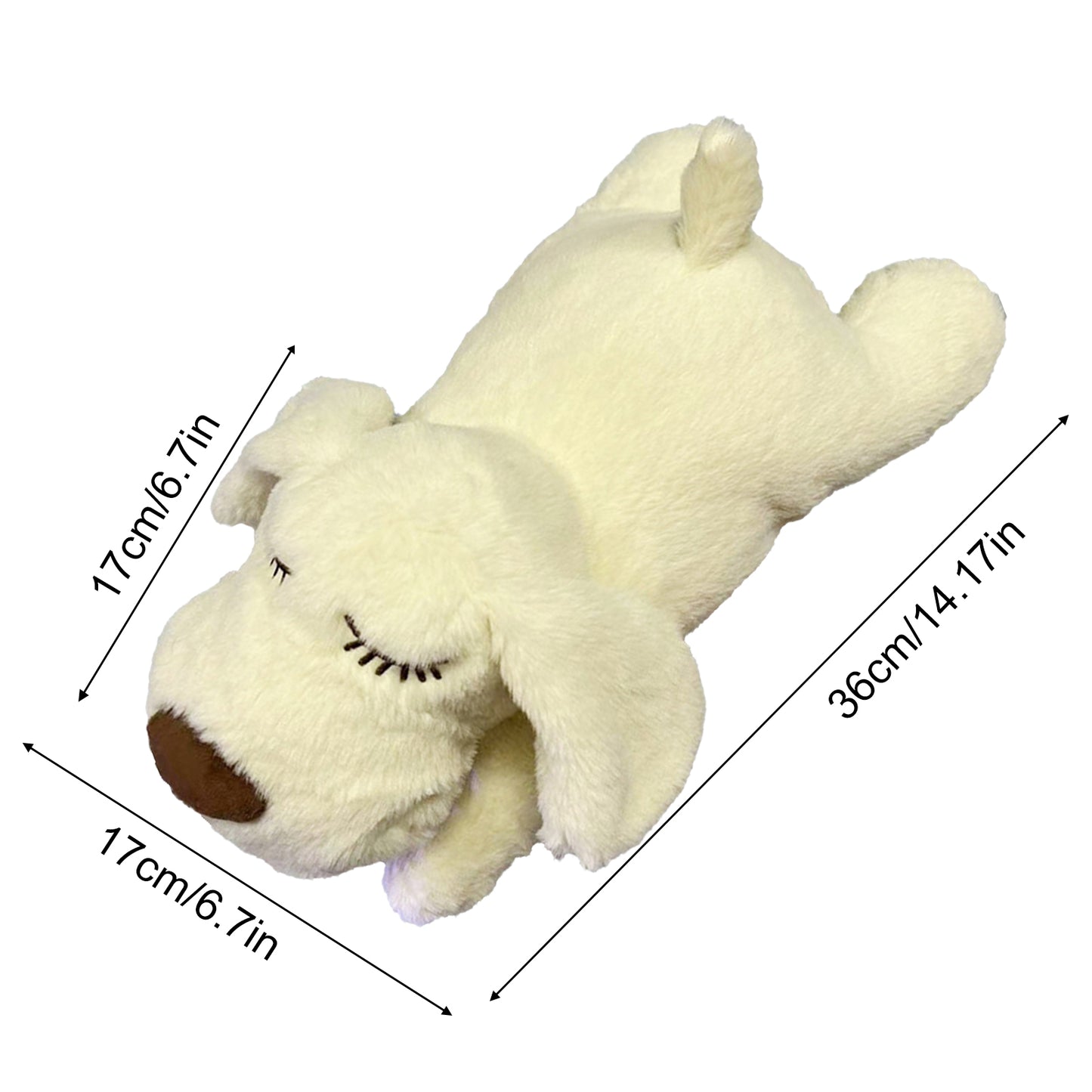 Snuggle Puppy Heartbeat Plush Pets Toy