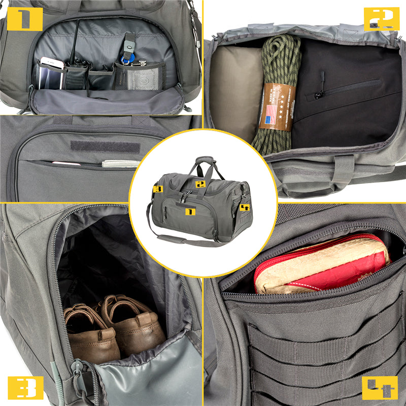 50L Travel Sports Duffle Carry-On Luggage Bag