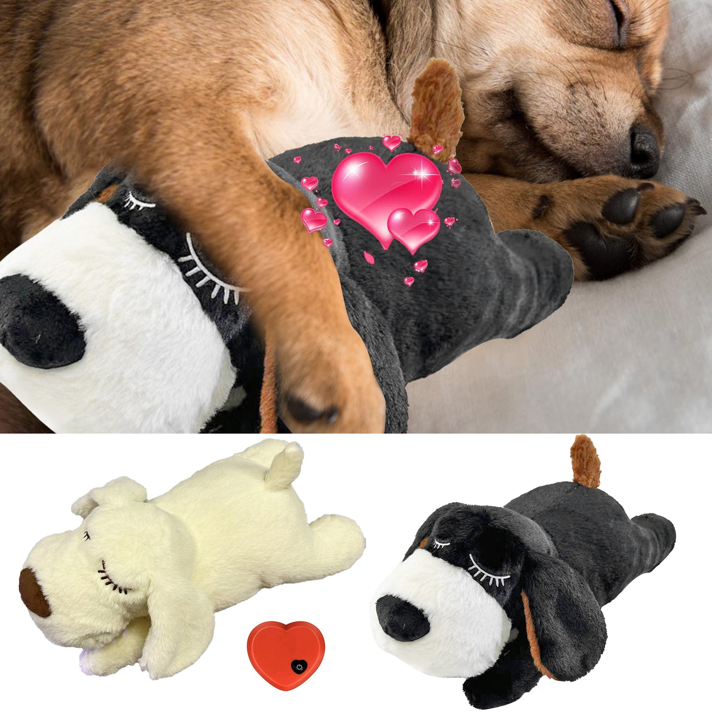 Snuggle Puppy Heartbeat Plush Pets Toy