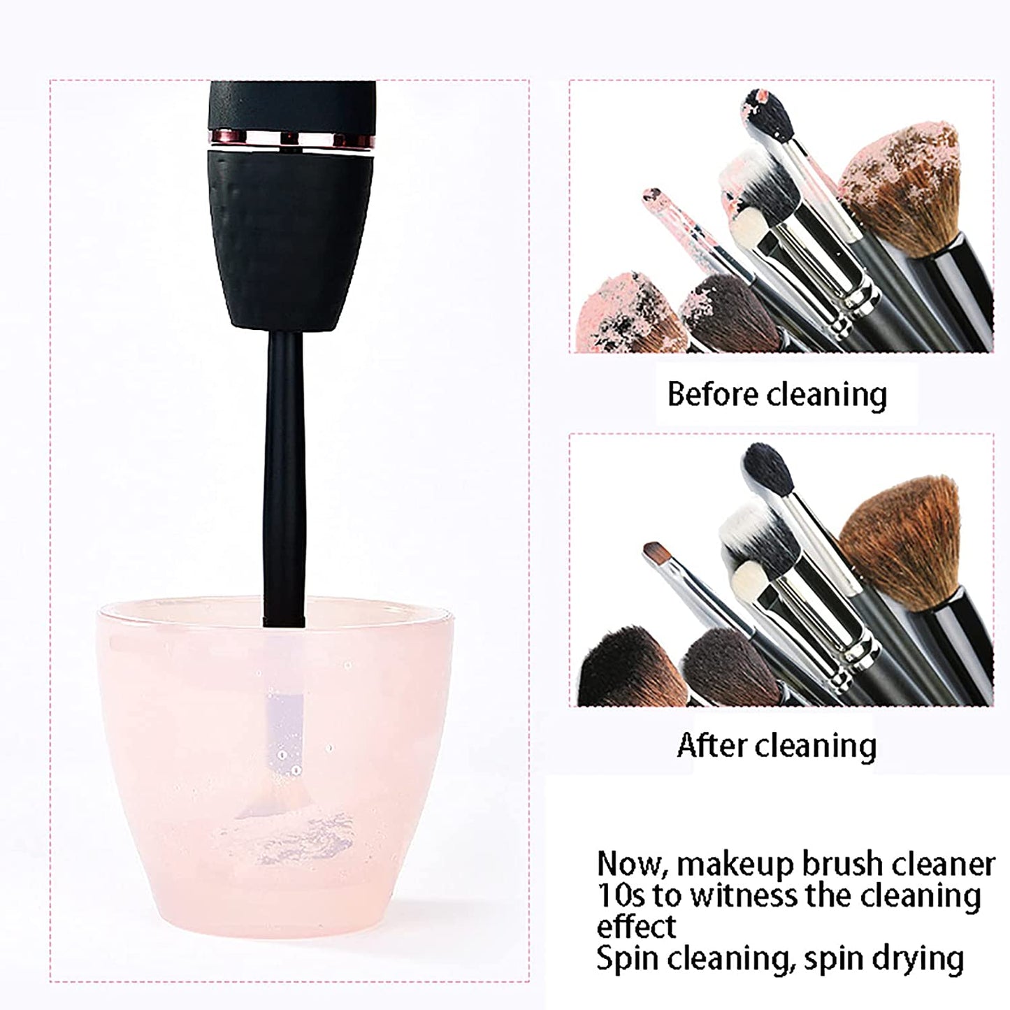 Electric Makeup Brush Cleaner Beauty