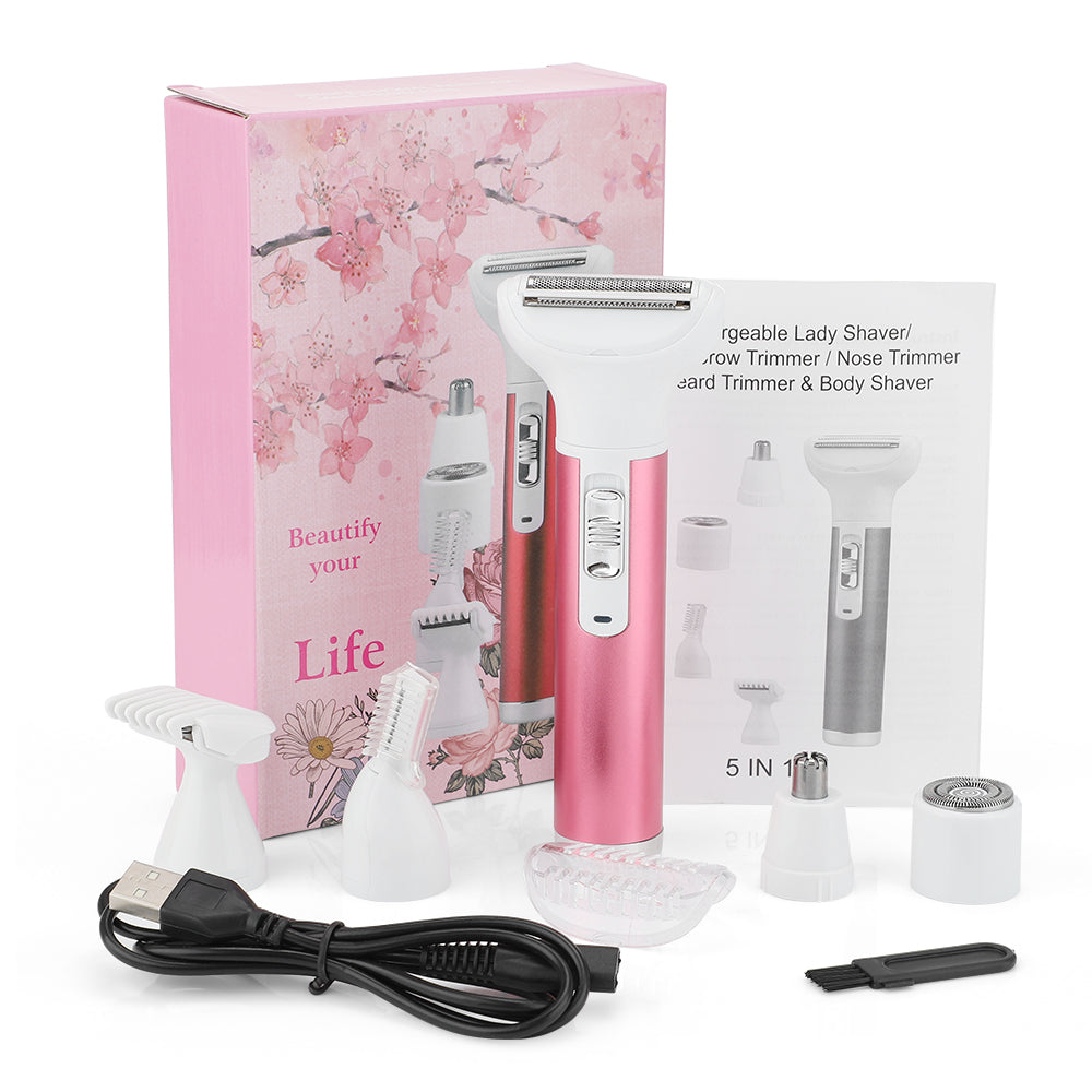 5 in 1 Body Hair Removal Beauty Epilator