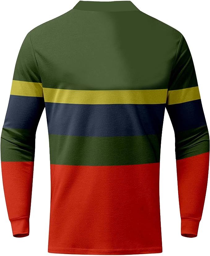 Long Sleeve Contrast Shirt for Men