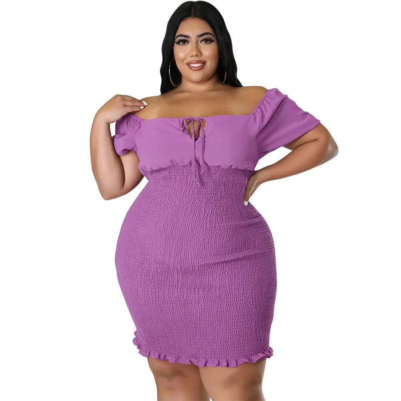 Plus Size Bodycon Sexy Mini Dress for Women