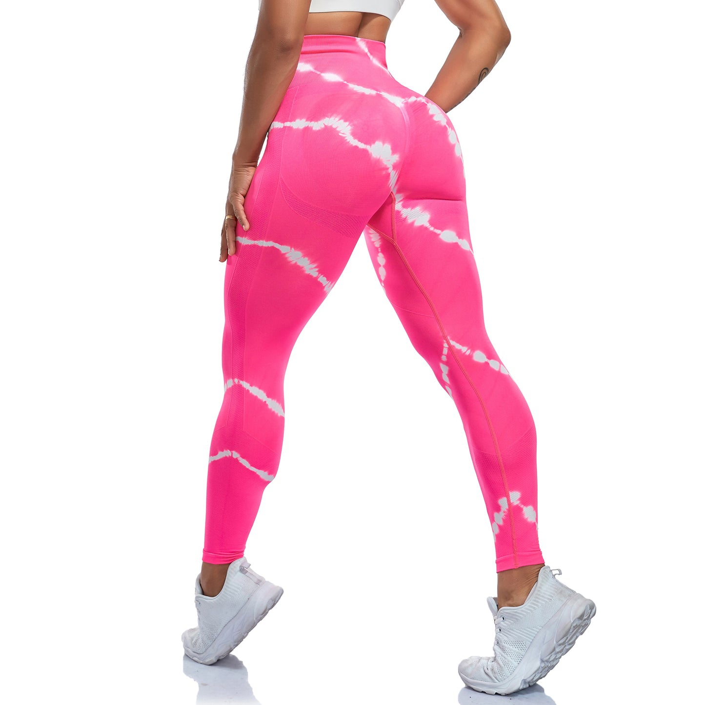 Stripe Seamless Fitness Yoga Leggings for Women