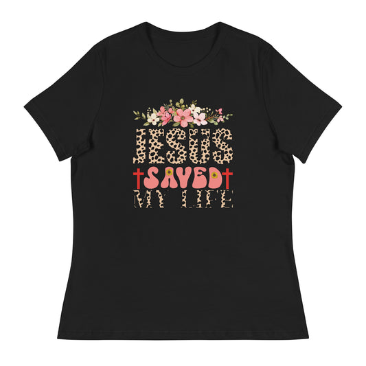 Jesus Saved Women's Soft Organic  T-Shirt