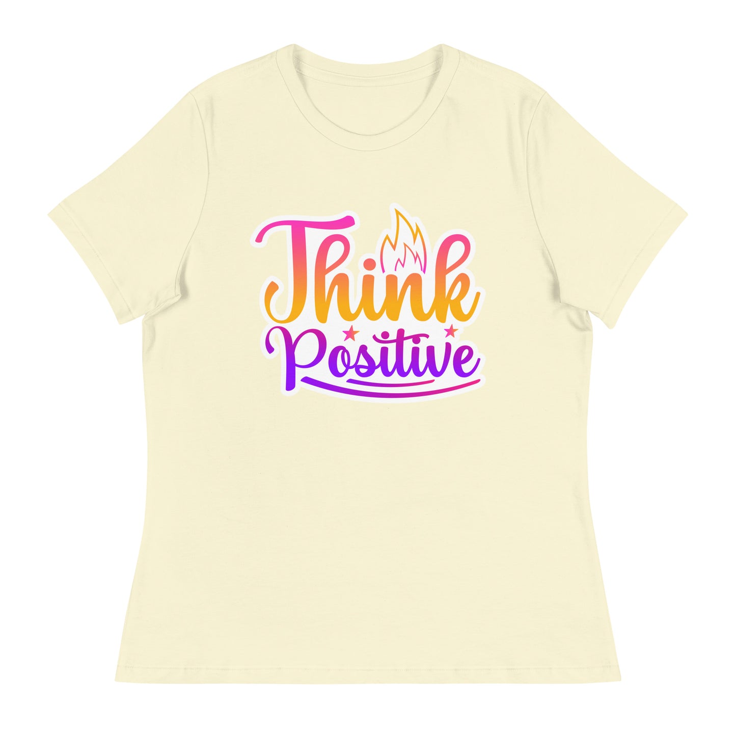 Think Positive Women's Soft Organic T-Shirt