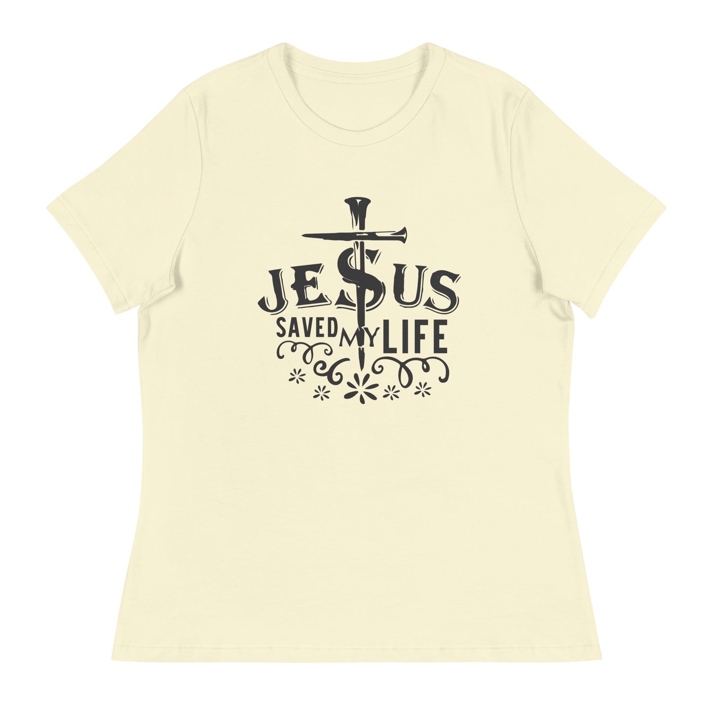 Jesus Saved omen's Soft Organic  T-Shirt