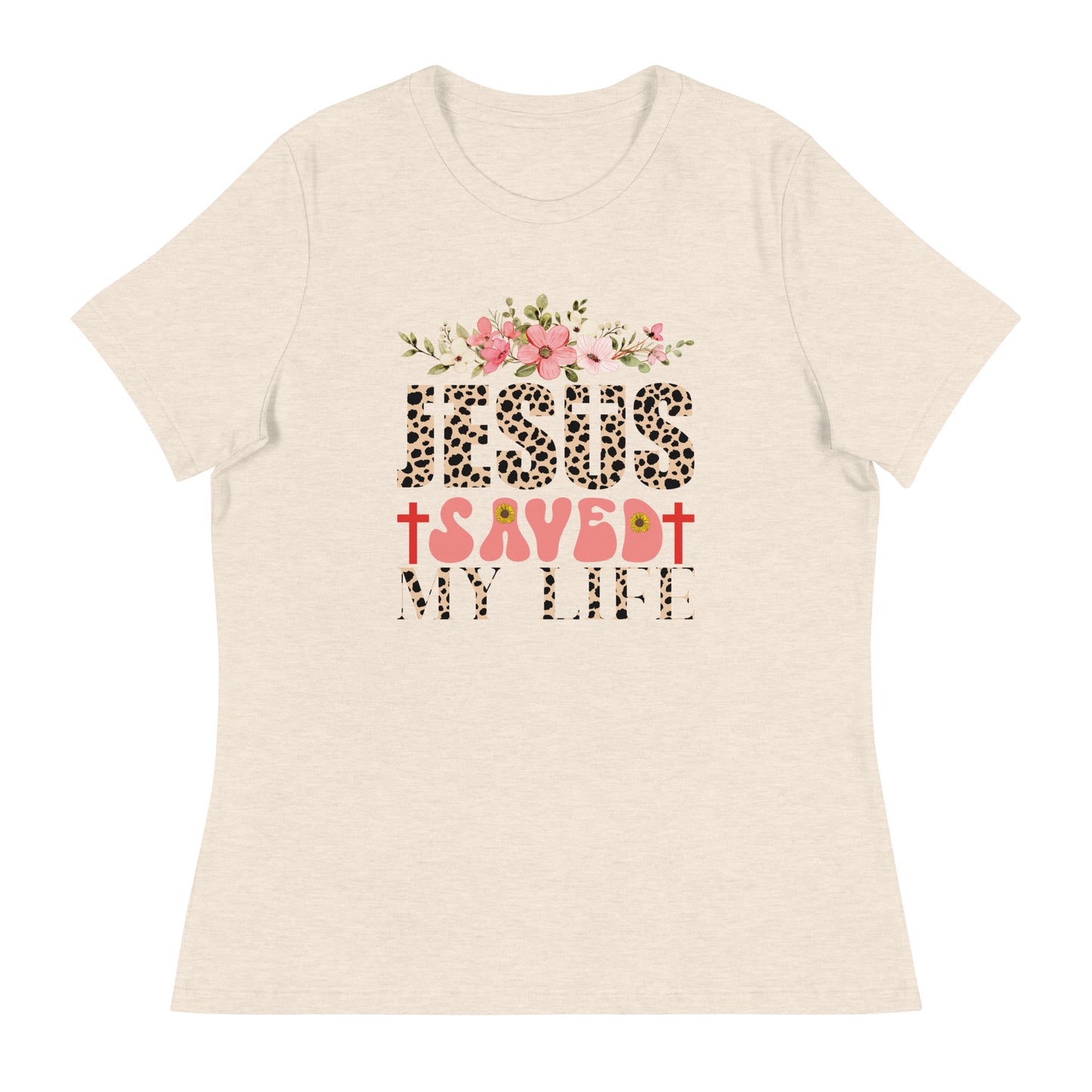 Jesus Saved Women's Soft Organic  T-Shirt