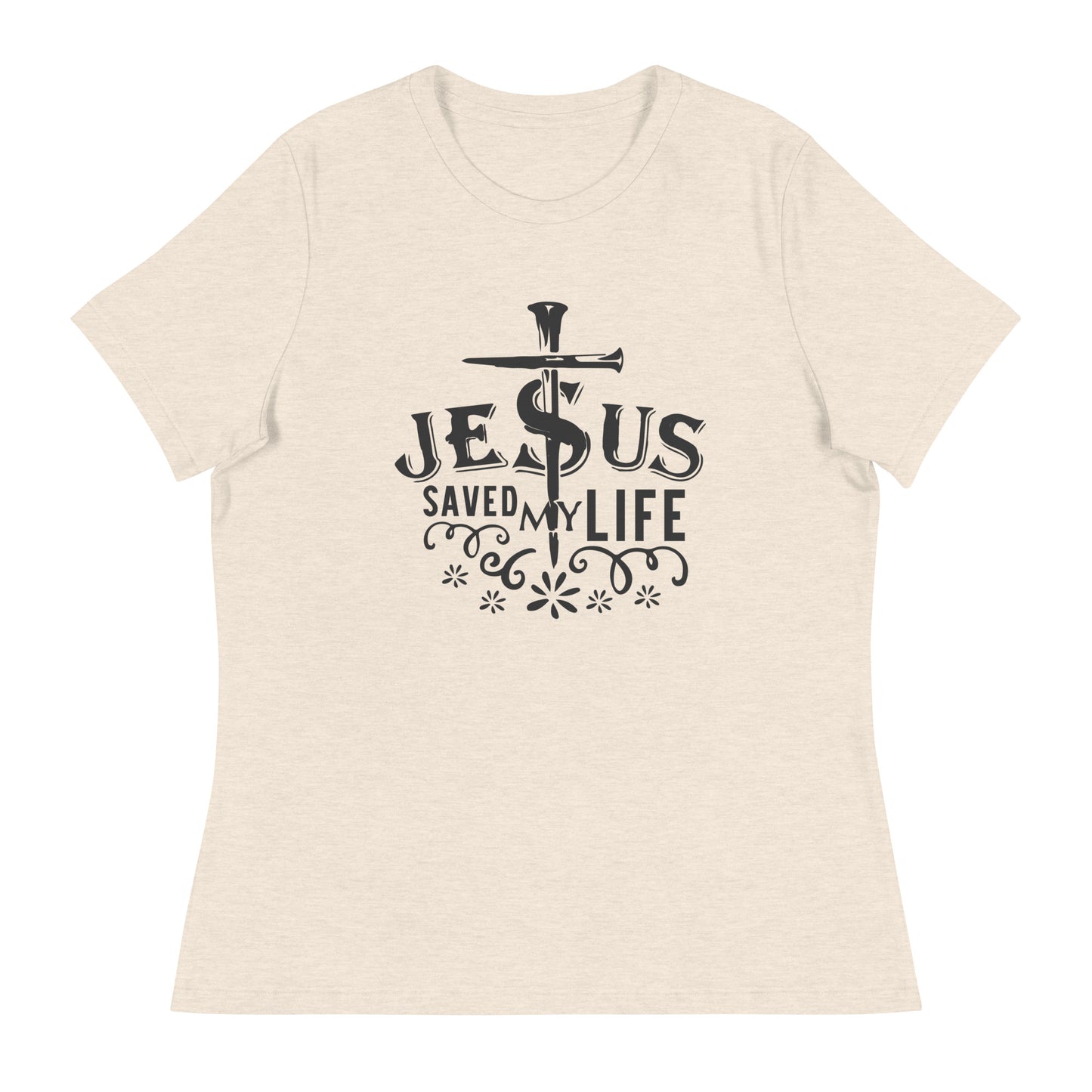 Jesus Saved omen's Soft Organic  T-Shirt